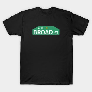 Broad St Sign T-Shirt